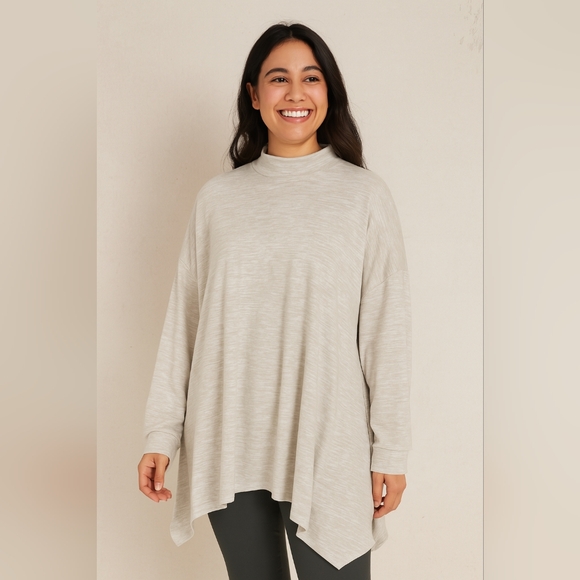 Ophelia Roe Tops - Ophelia Roe NWT Cream Mock Neck Top